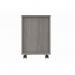 MOBILE UNDER DESK OFFICE STORAGE UNIT 2 DRAWERS ALASKAN GREY OAK COREUDM2GOAK