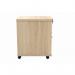 MOBILE UNDER DESK OFFICE STORAGE UNIT 2 DRAWERS CANADIAN OAK COREUDM2OK