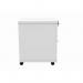 MOBILE UNDER DESK OFFICE STORAGE UNIT 2 DRAWERS ARCTIC WHITE COREUDM2WHT