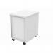 MOBILE UNDER DESK OFFICE STORAGE UNIT 2 DRAWERS ARCTIC WHITE COREUDM2WHT