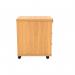 MOBILE UNDER DESK OFFICE STORAGE UNIT 3 DRAWERS NORWEGIAN BEECH COREUDM3BCH
