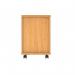 MOBILE UNDER DESK OFFICE STORAGE UNIT 3 DRAWERS NORWEGIAN BEECH COREUDM3BCH