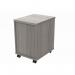 MOBILE UNDER DESK OFFICE STORAGE UNIT 3 DRAWERS ALASKAN GREY OAK COREUDM3GOAK