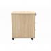 MOBILE UNDER DESK OFFICE STORAGE UNIT 3 DRAWERS CANADIAN OAK COREUDM3OK