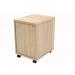 MOBILE UNDER DESK OFFICE STORAGE UNIT 3 DRAWERS CANADIAN OAK COREUDM3OK