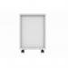 MOBILE UNDER DESK OFFICE STORAGE UNIT 3 DRAWERS ARCTIC WHITE COREUDM3WHT
