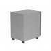STEEL MOBILE UNDER DESK OFFICE STORAGE UNIT 3 DRAWERS SILVER COREUSMP3SV