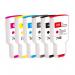 This picture showcases a set of TSW Ink Cartridges, specifically the Compatible HP P2V81A 746 Chromatic Red Inkjet Cartridge with a 300ml capacity. The cartridges are neatly packaged in a sleek and professional design, perfect for any printing needs.
