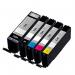 The TSW Ink Cartridges Compatible Canon PGI580PGBK XXL Black Inkjet boasts a sleek, dark design with a 24.4ml capacity. Its compact size makes it easy to install and replace, while its high-quality ink ensures crisp and vibrant prints.