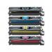 This photo features a set of TSW ink cartridges compatible with HP printers. The pack includes four cartridges in assorted colors, with each cartridge offering a page yield of 2500-2000 pages. The cartridges are neatly stacked on top of each other, ready to be installed and used for high-quality printing.
