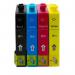 The photo shows a set of TSW ink cartridges that are compatible with the Epson C13T06114010 and offer a black color with a page yield of 250 pages. They have a sleek design and are labeled with the code T0611. These cartridges are perfect for everyday printing needs.