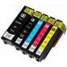 The TSW Ink Cartridges Compatible Epson C13T33624010 33XL Cyan 650 H Page Yield CT3362 is a vibrant cyan color with a sleek rectangular shape. The packaging is modern and professional, with clear labeling and a bold font. The cartridge itself is easy to install and fits seamlessly into Epson printers. Its high page yield ensures long-lasting use for all your printing needs.