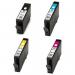 This photograph shows a yellow TSW ink cartridge for a compatible HP 903XL model. The cartridge contains 13 ml of ink and has a page yield of CT6M11AE.