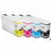 This photograph showcases a set of TSW yellow ink cartridges compatible with Epson printers. The bright yellow cartridges have a sleek design and are labeled with the TSW logo. Each cartridge has a high page yield of 4000 pages. Perfect for all your printing needs.
