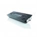 The picture shows a set of TSW ink cartridges that are compatible with Kyocera TK420 printers. The cartridges are black and have a page yield of 15000 pages.