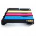 The picture shows a pack of TSW ink cartridges that are compatible with Kyocera 1T02HNBEU0 TK560. The cartridges are in a bright magenta color and have a yield of 12000 pages.