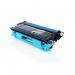 The photograph features a set of TSW ink cartridges in a vibrant cyan color for use with Brother printers. The cartridges have a page yield of 4000 and are labeled with the product name and page yield information. The packaging is simple and modern, with a clean design.