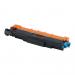 The picture shows a set of TSW ink cartridges in vibrant cyan color, compatible with Brother TN247C HY. The cartridges have a yield of 2300 pages, making them ideal for high volume printing needs. They are neatly packaged and labeled for easy identification.