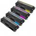This image shows a set of TSW ink cartridges compatible with Brother TN821XXM. The cartridges are magenta in colour and are specifically designed for laser printers, with a page yield of 12000 pages.