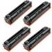 The image shows a pack of TSW ink cartridges in black and color, compatible with HP 207A and with a reused OEM chip. The pack contains a total of 1350 pages, featuring a black laser toner and a vibrant color option.