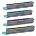 This picture shows TSW ink cartridges for the Lexmark X925 in yellow. The cartridges are remanufactured and have a page yield of 7500. They are specifically designed for the CX925 model.