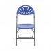 TITAN LINKING FAN BACK FOLDING CHAIR BLUE TCFAFC2LK-B