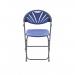 TITAN LINKING FAN BACK FOLDING CHAIR BLUE TCFAFC2LK-B