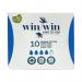 Win Win Sustainable Ultra Night Pad Pack 10 (Pack of 12) 1021 TSL21021