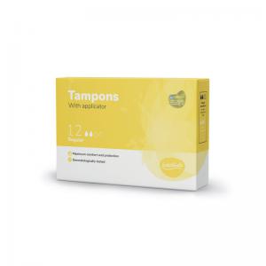 Interlude Care and Protect Applicator Tampons Regular Boxed x12 Pack