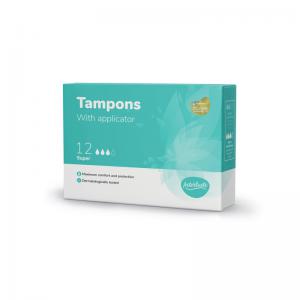 Interlude Applicator Tampons Super x12 Tampons Pack of 12 TSL26407