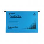 Rexel Crystalfile Flexi Standard Foolscap Blue (50 Pack) 3000041 TW13772