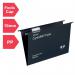 A photo of the Crystalfile Suspension Filing would show a pack of 25 black suspension files with a 15mm size. The Rexel Crystalfile Extra is visible, giving a sleek and professional appearance. These are ideal for organizing and storing important documents.