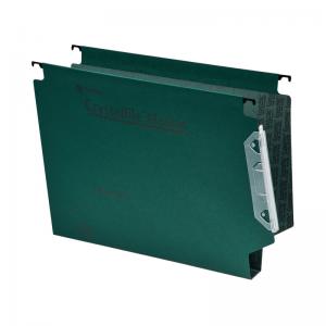 Rexel Crystalfile Classic 30mm Lateral File Green Pack of 25 3000109
