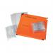 Rexel Crystalfile Classic 30mm Lateral File Orange(Pack of 25) 3000110 TW17768