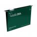 A photo of Crystalfile Suspension Filing would show a set of 25 green suspension files, each with a 15mm capacity, neatly organized and ready for use. The Rexel Crystalfile Extra features a durable and high-quality design that ensures reliable file storage for your important documents.