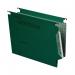 Rexel Crystalfile Classic 15mm Lateral File Green (Pack of 50) 70670 TW70670