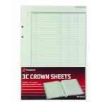 Rexel Crown 3C F9 Treble Cash Refill Sheets (Pack of 100) 75849 TW75849