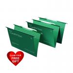 Rexel Crystalfile Classic SuspensionFile Foolscap Green (Pack of 50) 78046 TW78046