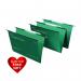 Rexel Crystalfile Classic SuspensionFile Foolscap Green (Pack of 50) 78046