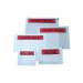 The image shows a pack of 1000 Tenzalope and GoSecure document envelopes, each with a plain design and a self-adhesive closure. The envelopes are A7 size and are designed to enclose important documents safely and securely.