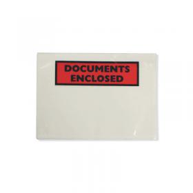 GoSecure Self Adhesive Document Envelopes A6 Documents Enclosed Text (Pack of 1000) 4302002 TZ60377