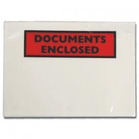 GoSecure Self Adhesive Document Envelopes A6 Documents Enclosed Text (Pack of 1000) 4302002 TZ60377