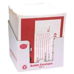 Post Office Postpak Size 5 Bubble Envelope 260x345mm White/Red (Pack of 100) 41640 UB22120