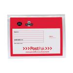 Postpak Bubble Envelope Size 4 240x320mm White/Red (Pack of 100) UB48020 UB58339