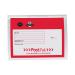 Postpak Bubble Envelope Size 4 240x320mm White/Red (Pack of 100) UB48020 UB58339