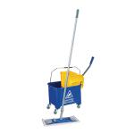 Unger Floor Cleaning Kit (15 Litre mop bucket, 2 chamber system, microfibre mop head) 961920 UG96192
