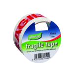 Fragile Tape 50mmx33m 1 Roll Ultra Red/White (Pack of 6) FRAG-5033-UL1 ULT80919