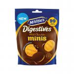 McVities Chocolate Digestive Minis Sharing Pouch Biscuits 80g 44971 UN00009