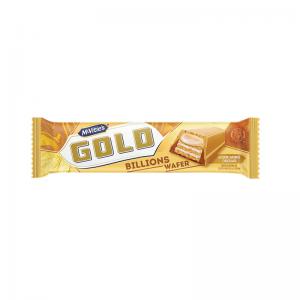 Mcvities Gold Billions Chocolate Wafer Bar 39.5g Pack of 24 45093
