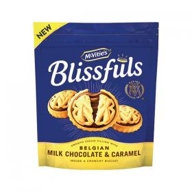 McVities Blissfuls Milk Chocolate and Caramel Biscuits 172g 44825 UN04078